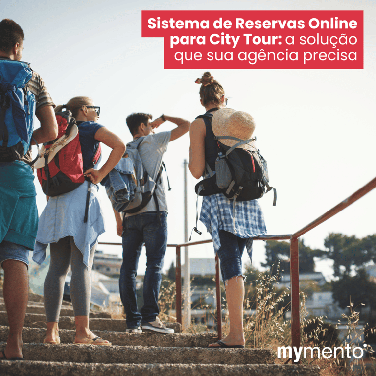 Turistas aproveitando um City Tour organizado com sistema de reservas online, que oferece praticidade, segurança e gestão em tempo real.