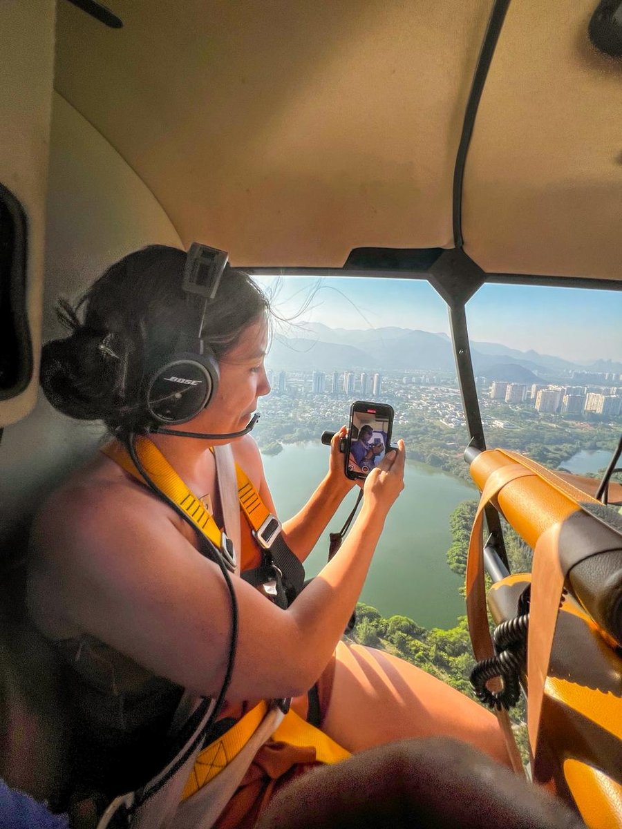 Voo panorâmico sem portas