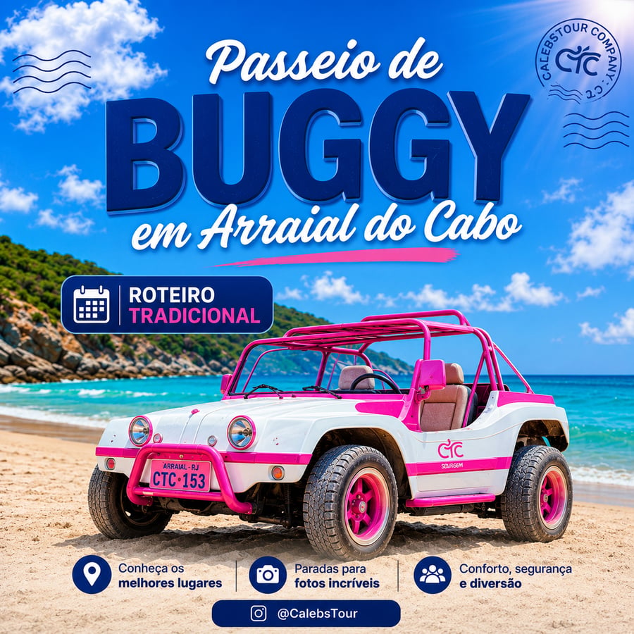 Passeio de Buggy Arraial do Cabo (Tradicional)