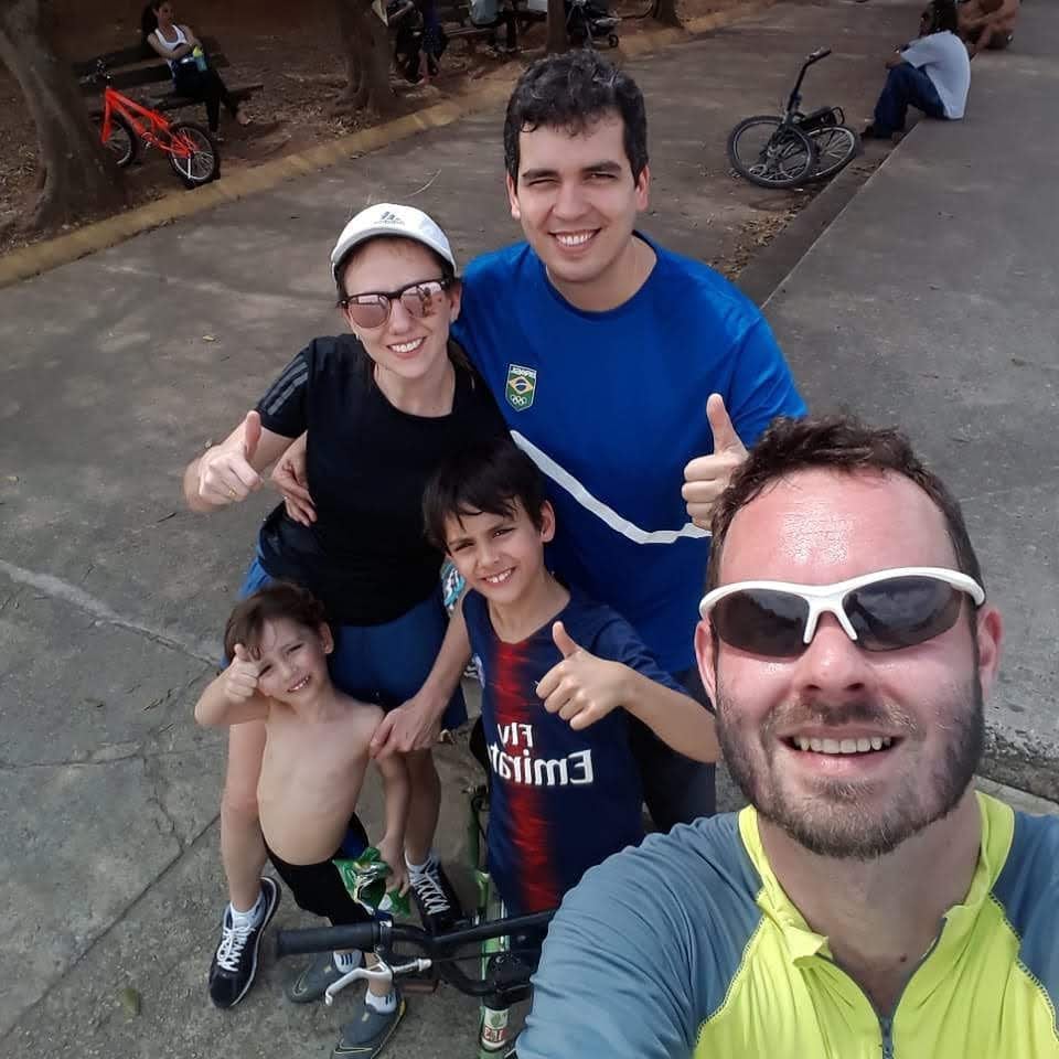Aula em frente ao Museu do Amanhã - Rio de Janeiro / RJ - Aprender andar de bicicleta 