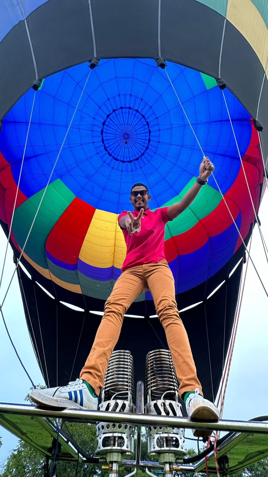 Voo de balão em Tiradentes