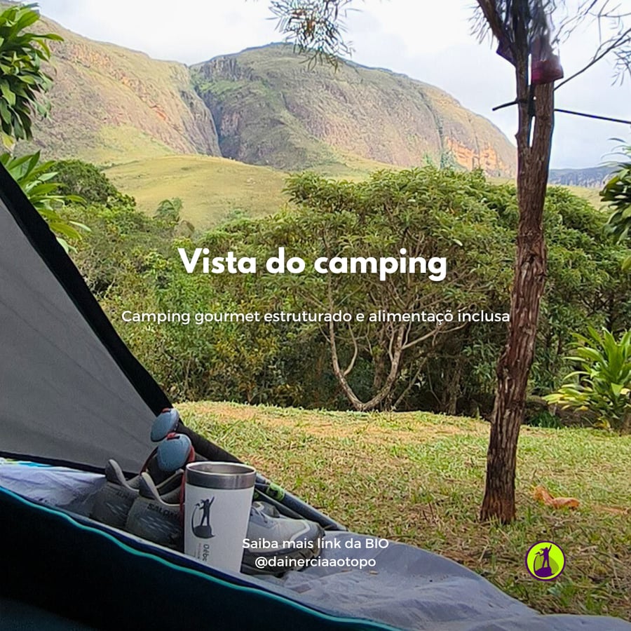 Camping gourmet estruturado 