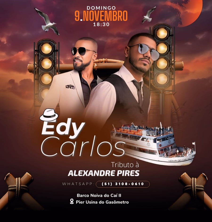 Especial Cover Alexandre Pires com Edy Carlos ao por do sol!! 
