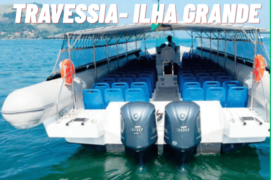 Travessia VIP saindo pela Marina do Condomínio Porto Real.A melhor, mais rápida e segura Travessia para Ilha Grande