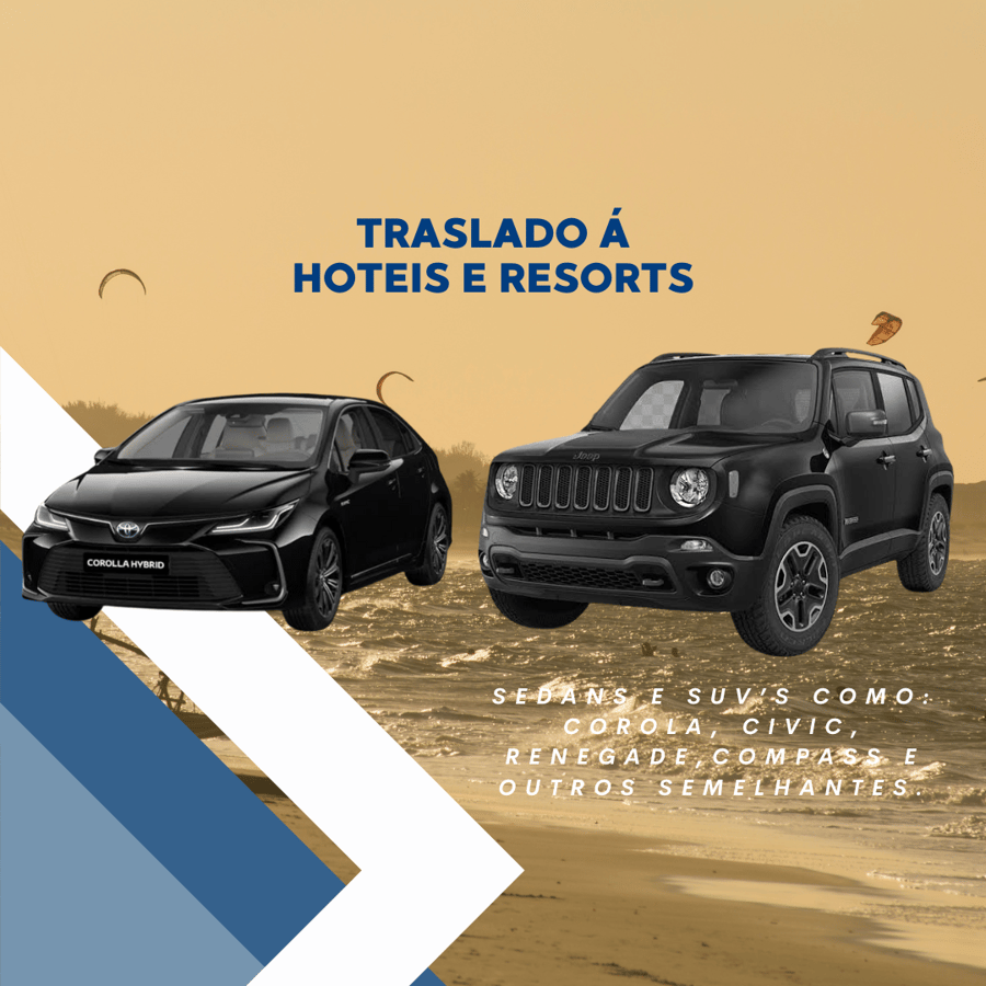 traslado do aeroporto para resorts no ceará