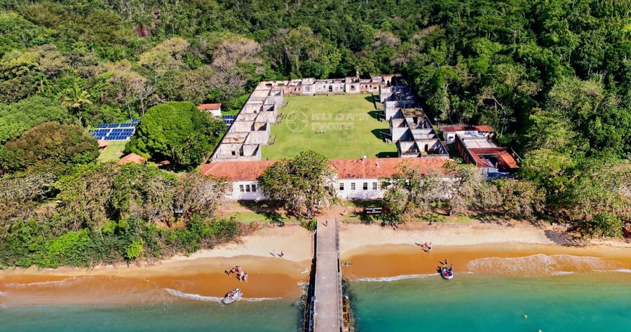 Ruinas do Presidio na Ilha Anchieta
