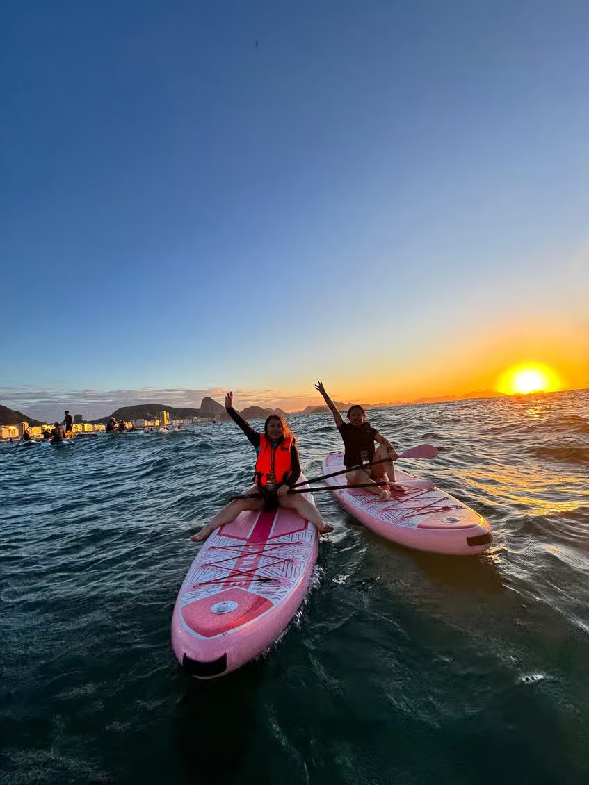 Stand-up paddle no Rio ao nascer do sol - foto 5