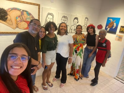 abertura da exposição CORES DA NOSSA GENE