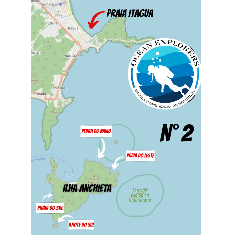 Mergulho para Credenciados - Ilha Anchieta