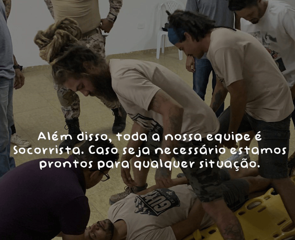 Guias turísticos no Vale do Catimbau: nossa equipe tem curso de socorrista