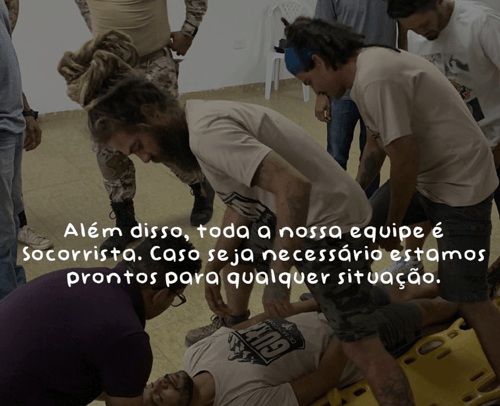 Guias turísticos no Vale do Catimbau: nossa equipe tem curso de socorrista