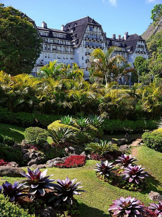 Jardines del Palácio Quitandinha