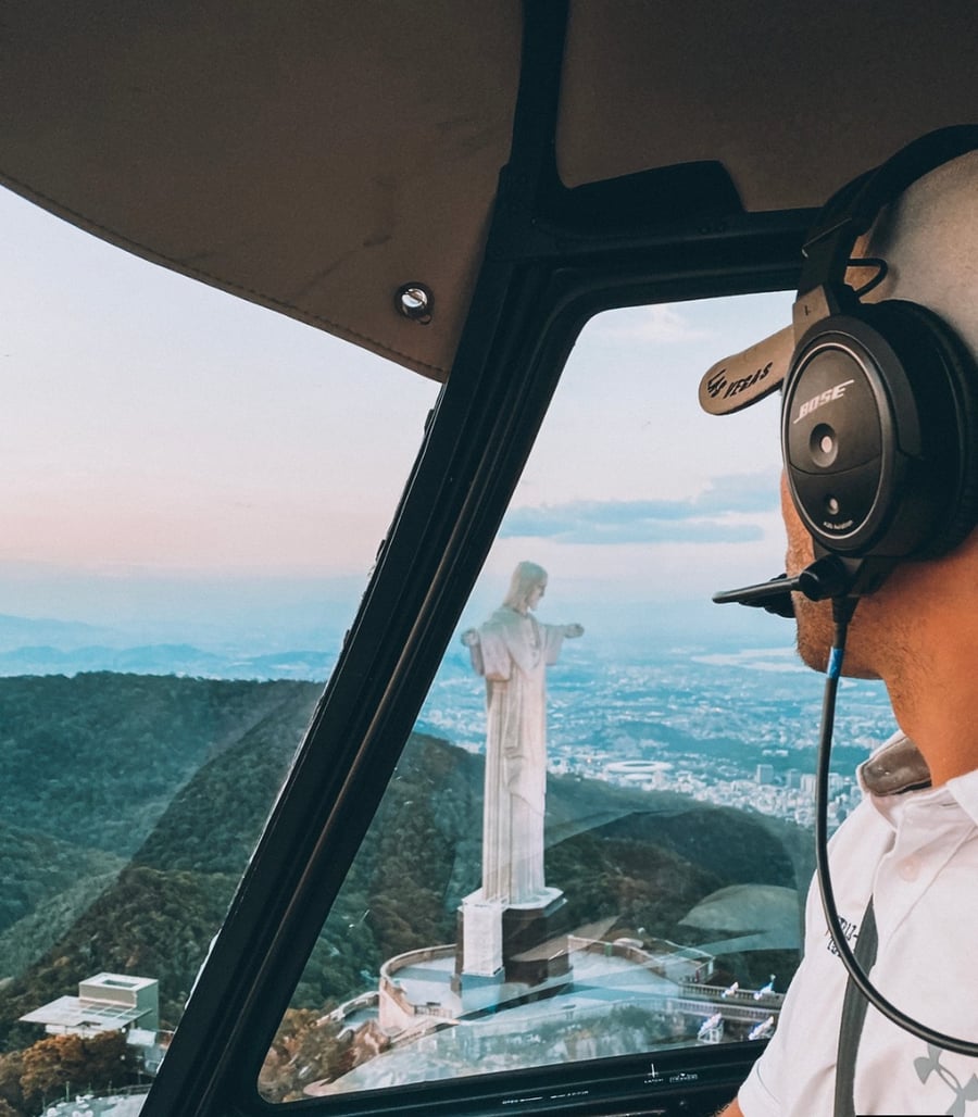 Vôo de Helicóptero no Rio de Janeiro