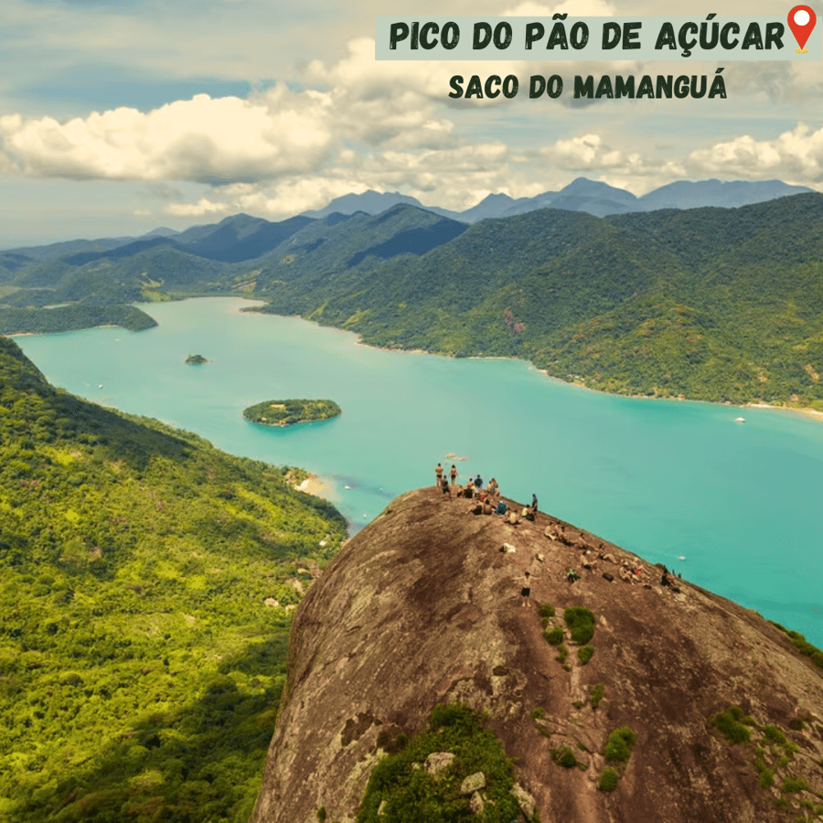 Para os amantes de aventura e natureza, a trilha para o Pico do Pão de Açúcar é um destino imperdível oferecendo uma visão privilegiada de todo o fiorde e da baía de Paraty! A trilha é considerada difícil de 1,5km de subida íngrime e quem opta em fazer a trilha não faz parada na Praia do Engenho.