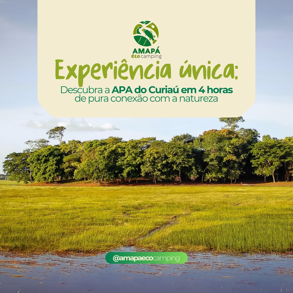 Roteiro APA do Curiaú, unidade de conservação de uso sustentável.