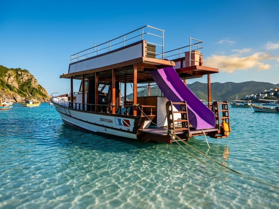 Passeio de Barco Exclusivo em Arraial do Cabo