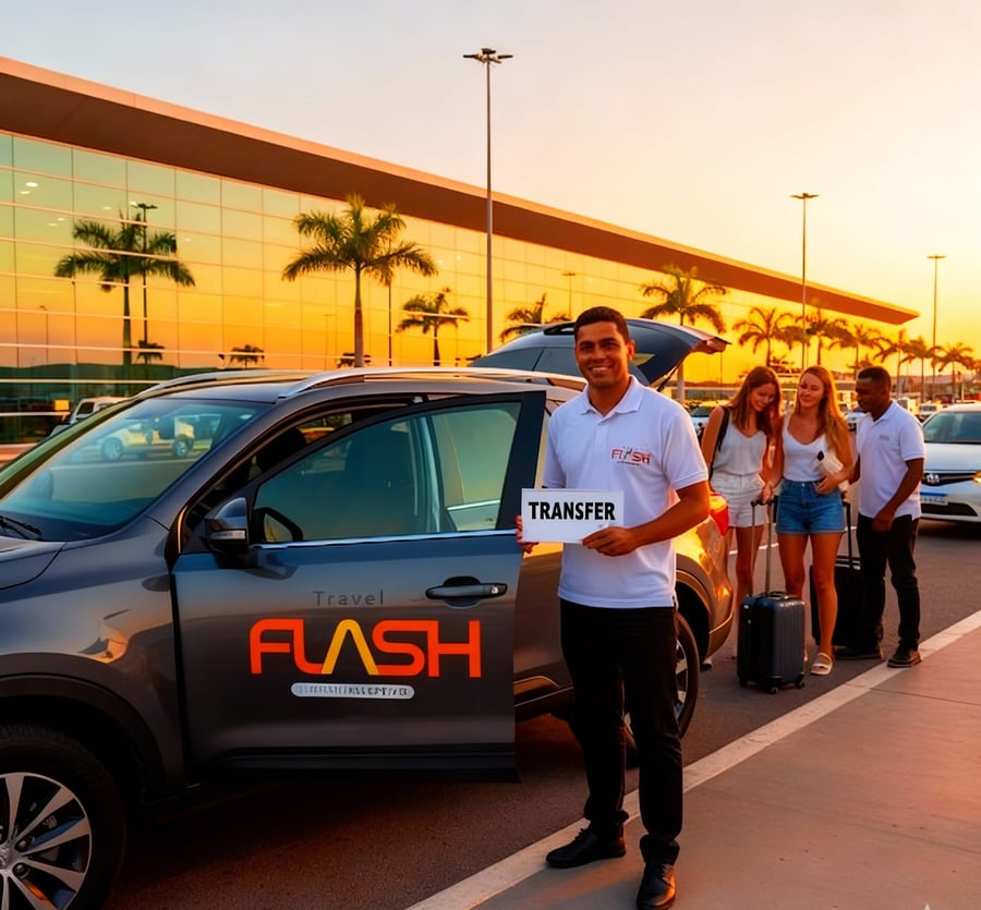 Valores divididos por zonas, Transfer em Vans , Mini Vans , Veículos Sedans , Micro-Ônibus ou Ônibus . 