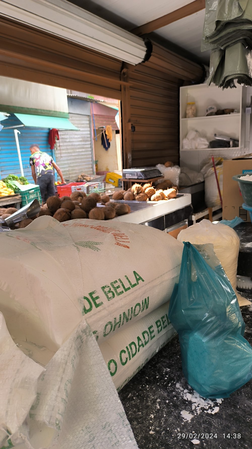 Massa de tapioca Feira Central de Campina Grande 