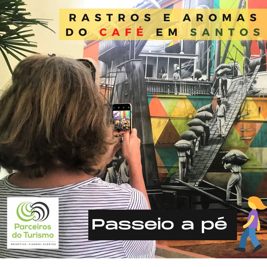 Passeio a Pé - Rastros e Aromas do Café em Santos - 3 horas