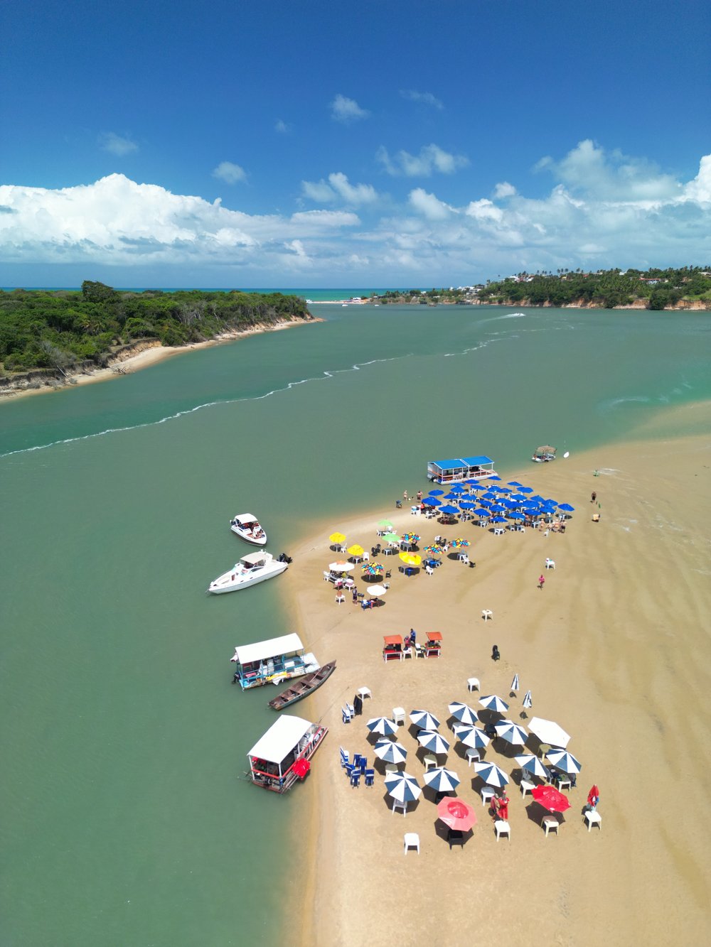 Bancos de Areia da Lagoa Guaraíras (maré baixa)