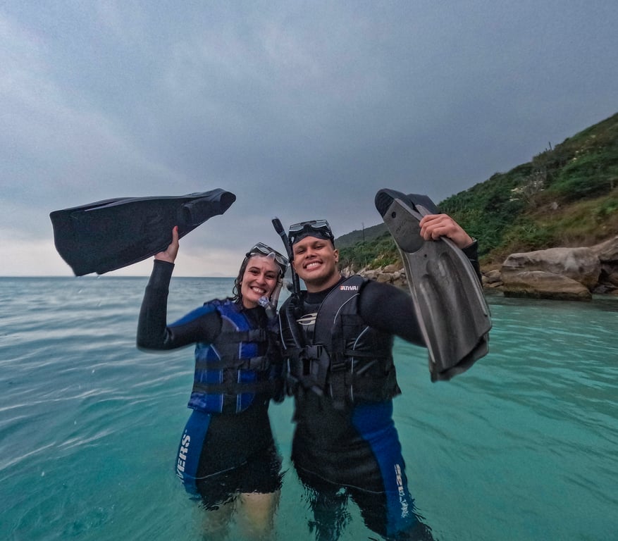 Mergulho em Arraial do Cabo: Dicas para Dias Frios e Ventosos