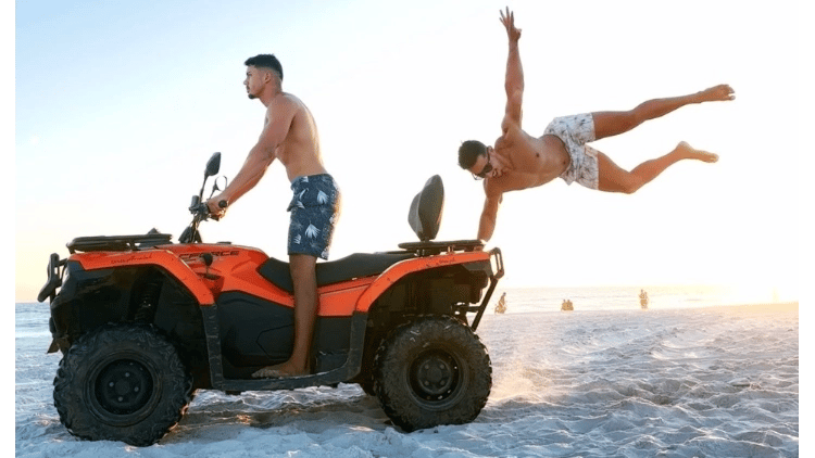 Passeio de quadriciclo em Arraial do Cabo