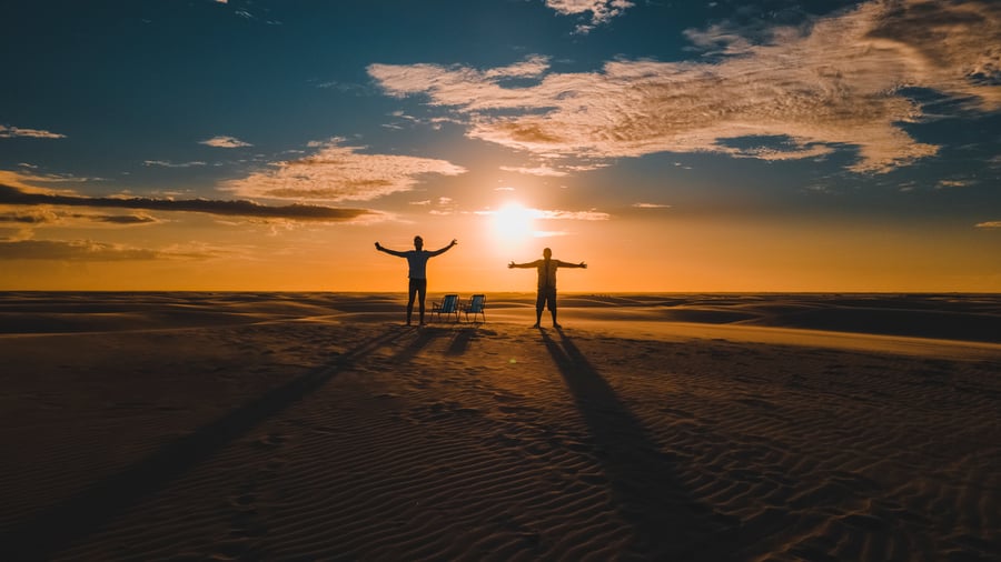 Melhores passeios com por do sol nos Lençóis Maranhenses