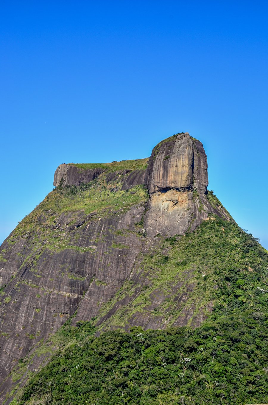 IMAGEM DO ROSTO E PLATÔ DA PEDRA DA GAVEA