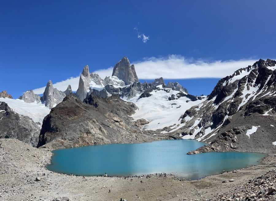 Laguna de Los Tres com Fitz Roy ao fundo