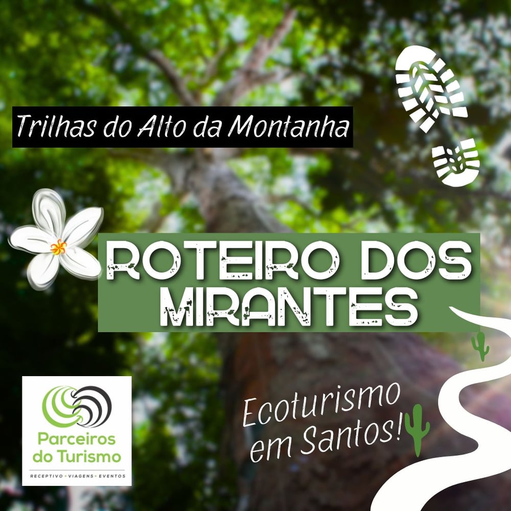 Roteiro dos Mirantes  - arte de divulgação