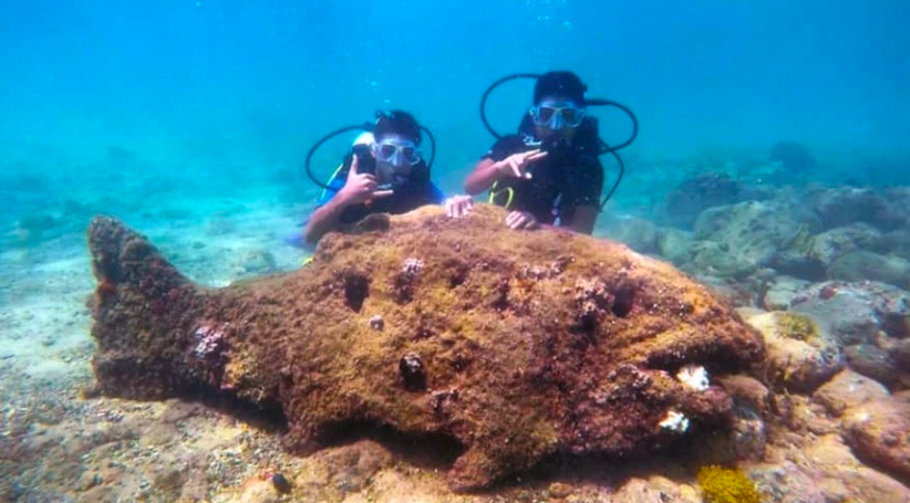 MERGULHO DE BATISMO NA PRAIA (BÚZIOS)