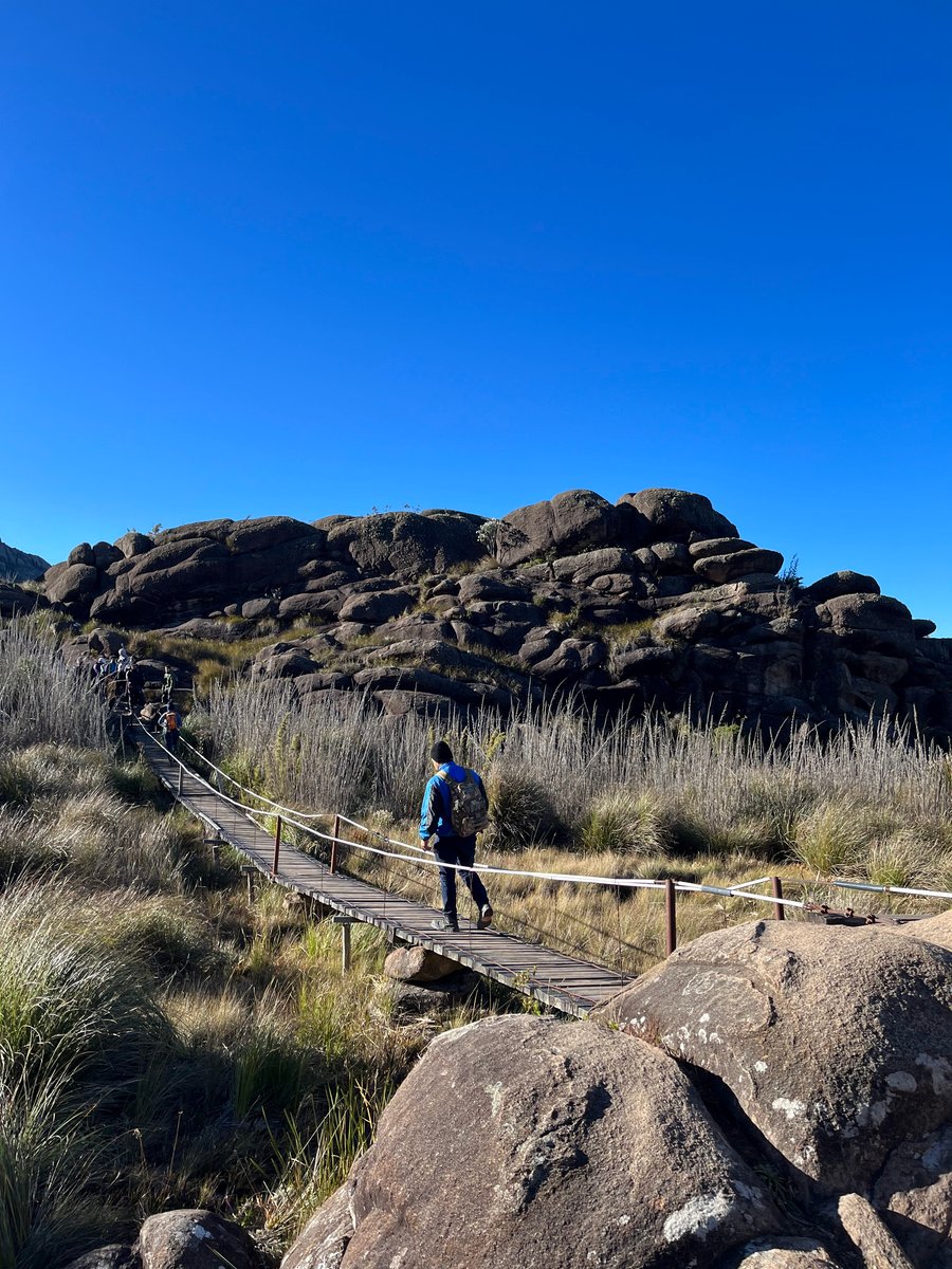 Início da caminhada.