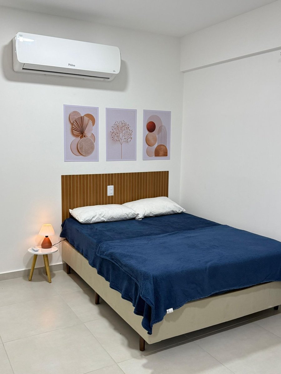 quarto com ar-condicionado