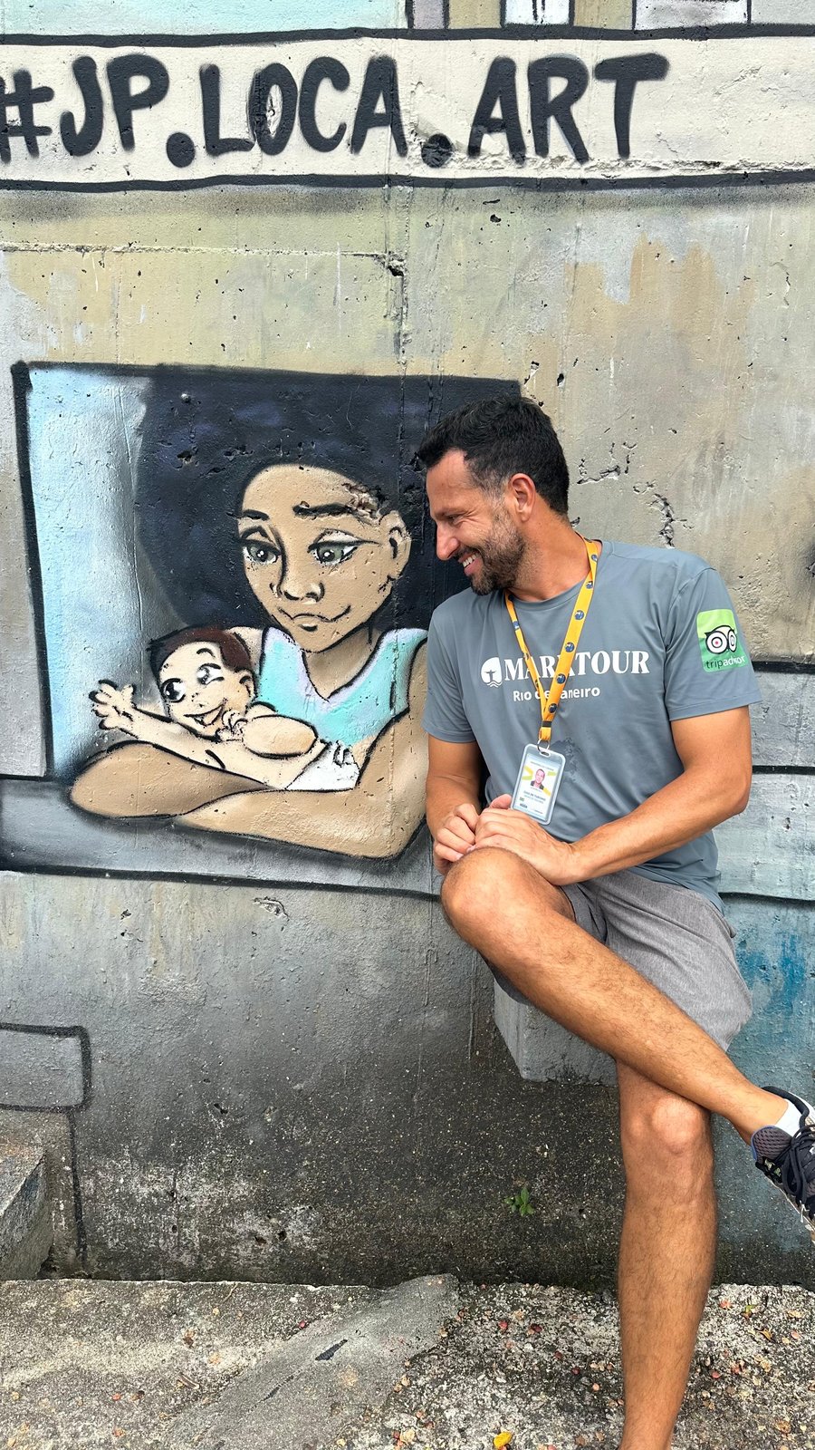 Grafite na favela da rocinha