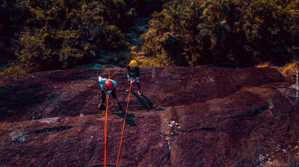 Rapel no Pico do Gavião -  45 metros