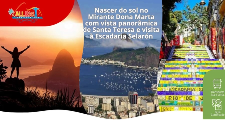 Mirante Dona Marta nascer do sol