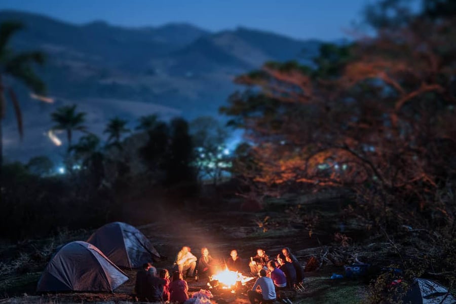 Camping de montanha pet friendly