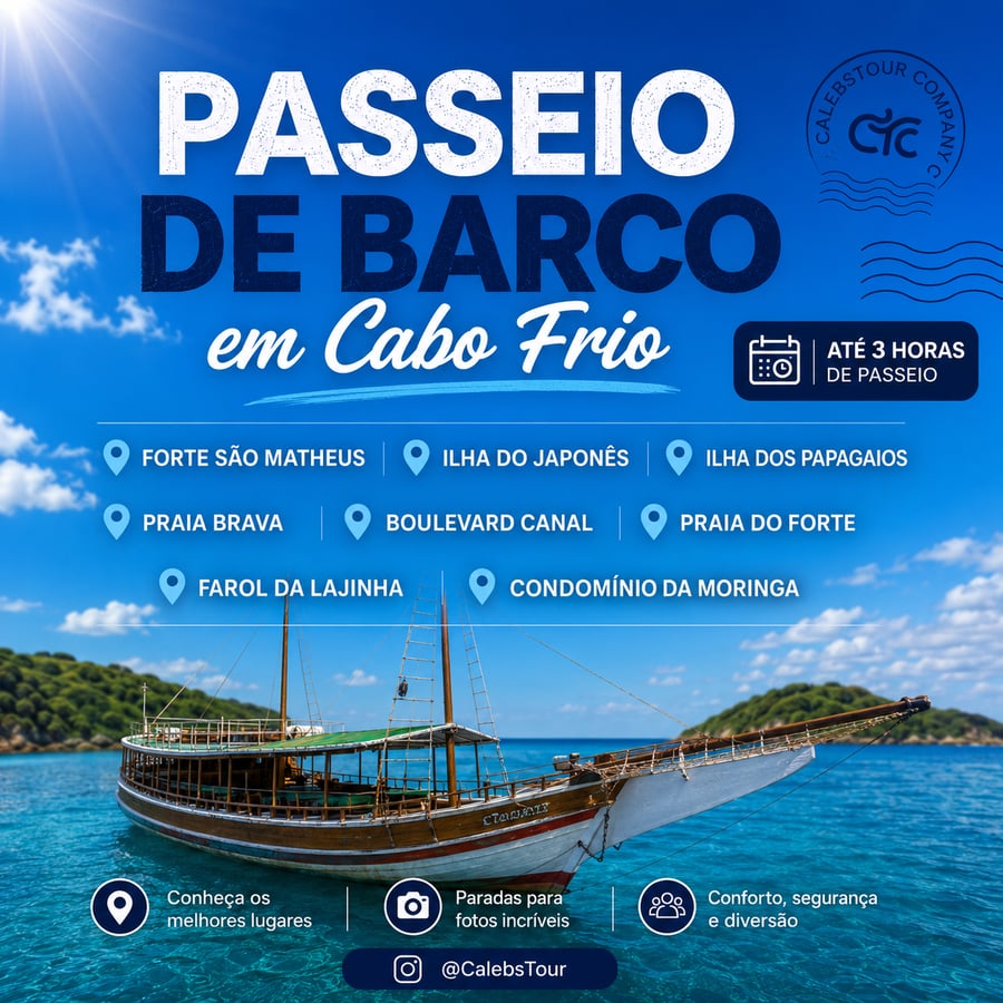 Passeio de Barco em Cabo Frio