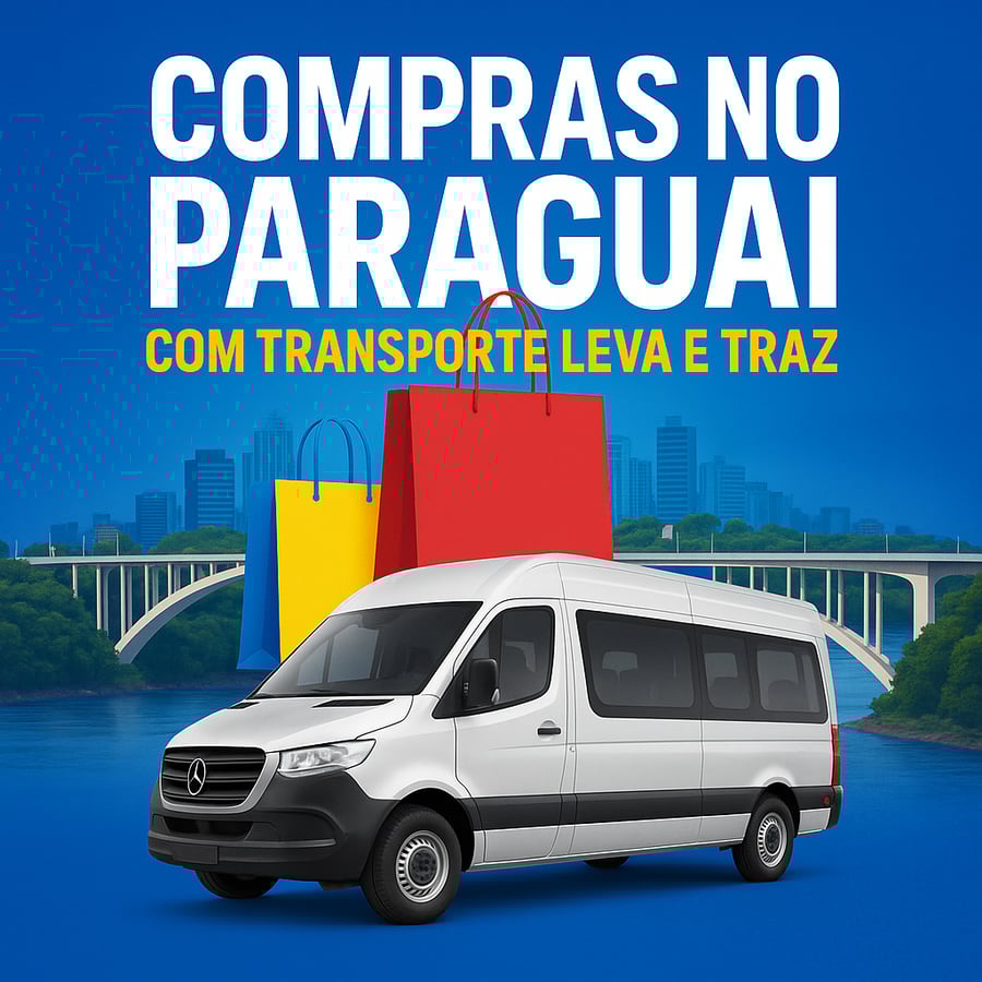 Transporte seguro e confortável para o Paraguai da Iguassu Planet