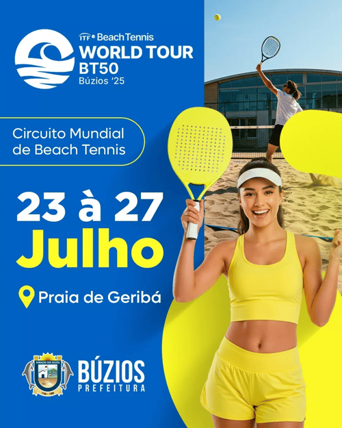 RIO PRO BEACH TENNIS em Búzios: Espetáculo de Esporte