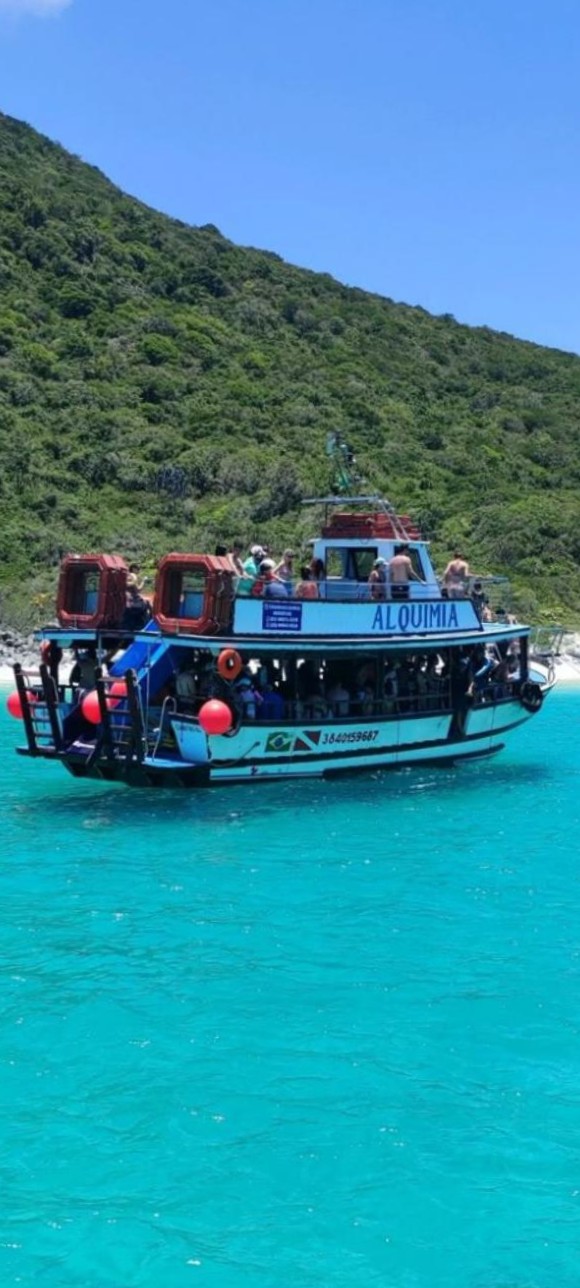 Paseo en barco por Arraial do Cabo
