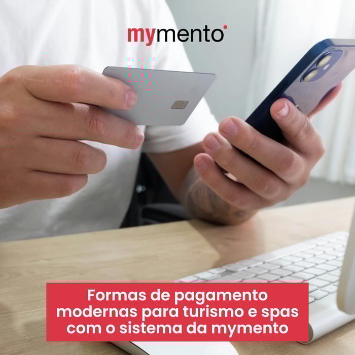 Formas de pagamento modernas para turismo e Spas com o sistema da mymento