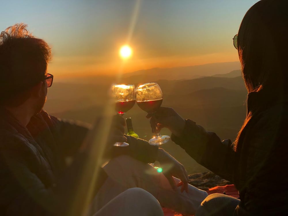 Roteiro Por do Sol nas Montanhas 