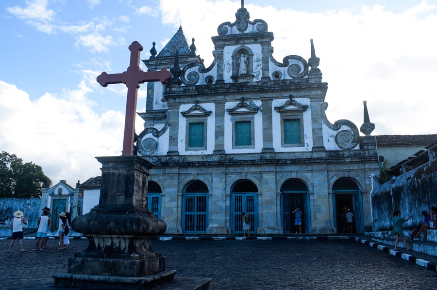 Convento Santo Antônio localizado na cidade de Cairu, no estado da Bahia.