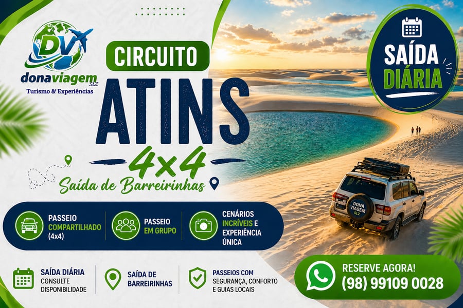 Dunas e lagoas de Atins Maranhão