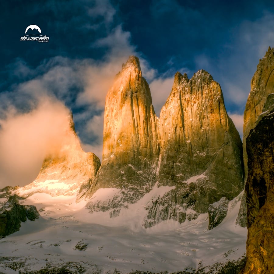 As famosas Torres del Paine