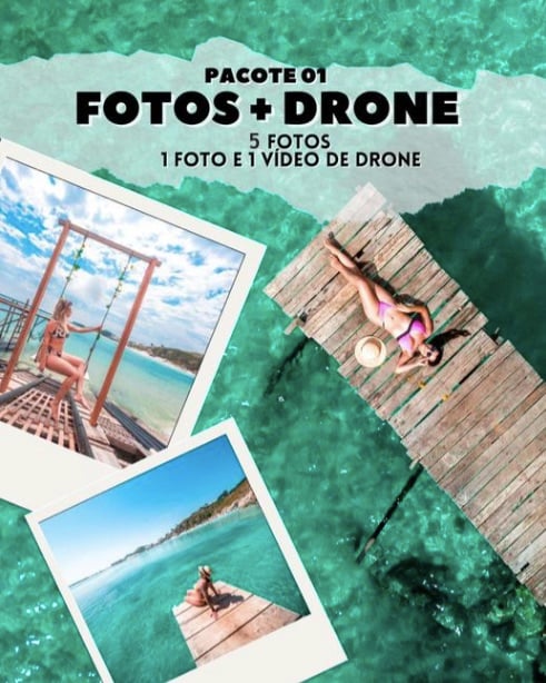 MINI ENSAIO DE FOTOS + DRONE NO DECK DOS PESCADORES