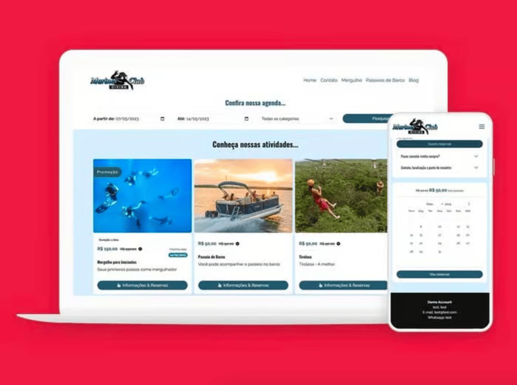 Plataforma de Reserva de Atividades Turísticas - Simplifique e Amplie seu Negócio