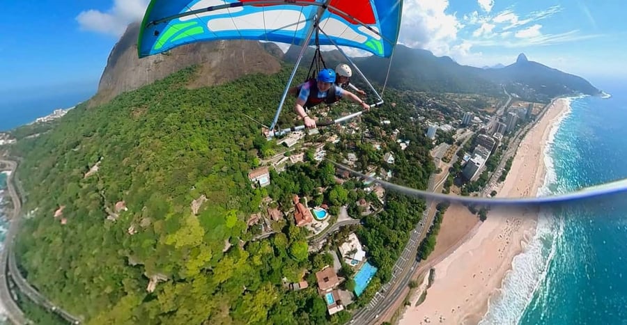 Voo de asa delta no Rio de Janeiro com instrutor - foto 1