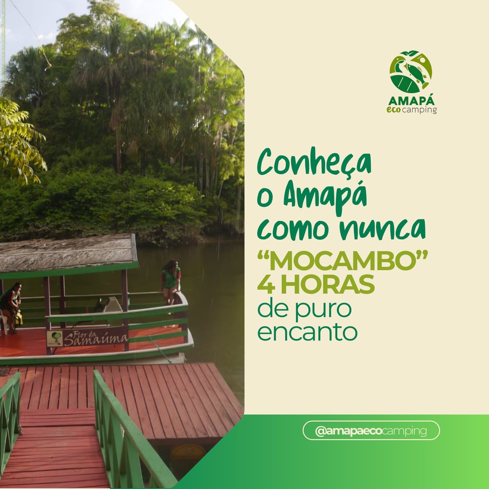 catamarã equipado para sua comodidade, navegando pelo rio Curiaú até sua foz no rio Amazonas.